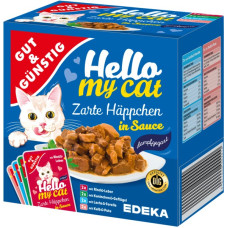 G&G Hello My Cat gaļas gabaliņi mērcē 8 gab. 800g