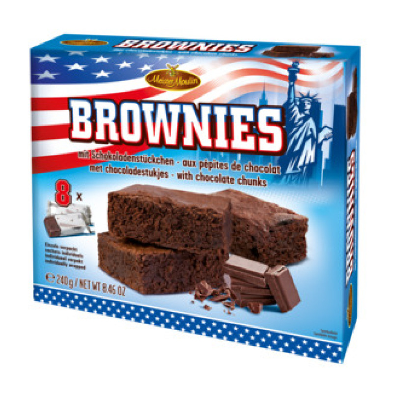 Meister Moulin chocolate brownies (8x30g) 240g