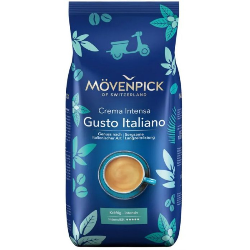 Movenpick Caffe Crema Gusto Italiano kafijas pupiņas 1kg