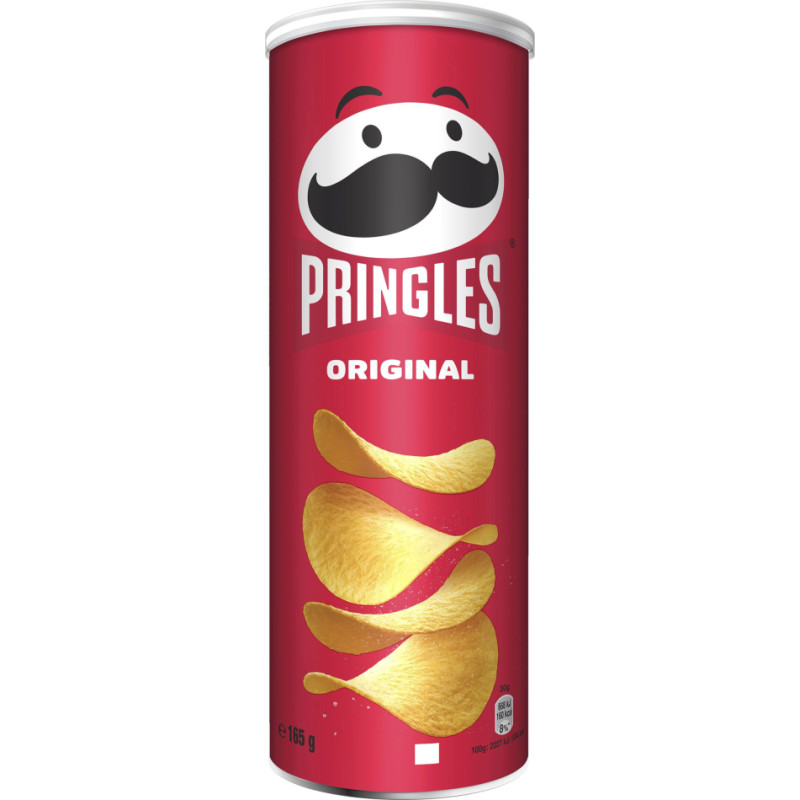 PRINGLES Original kartupeļu čipsi 165g