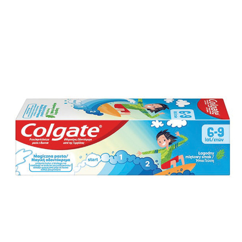 Colgate zobu pasta ar piparmētru garšu bērniem 6-9g, 50ml