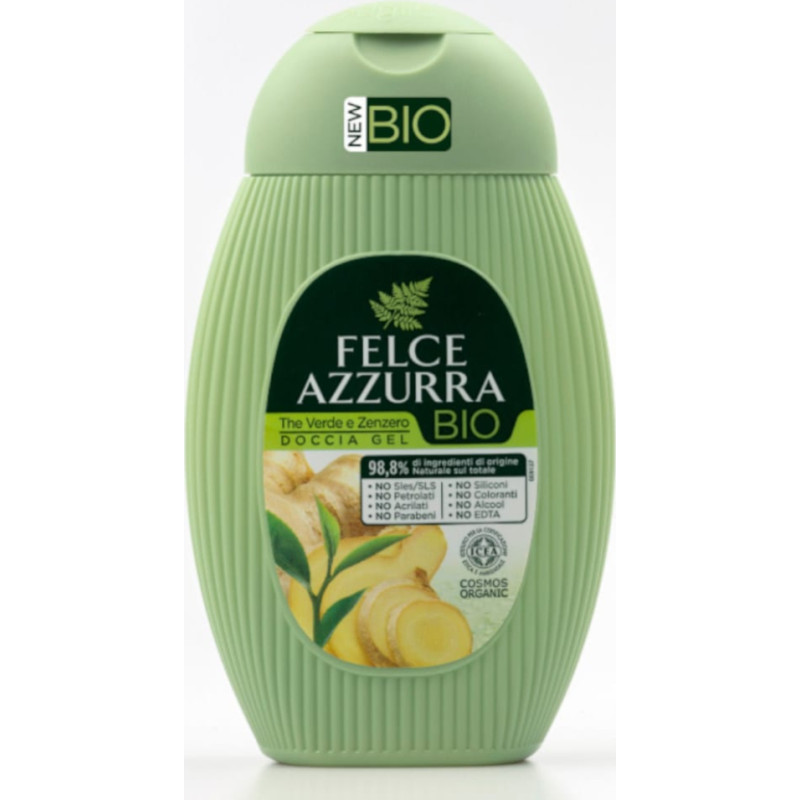 Felce Azzurra Green Tea & Ginger BIO dušas želeja 250mI