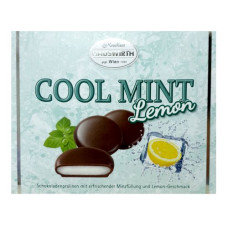 Hauswirth Cool Mint Lemon dark chocolate candies with mint and lemon filling 135g