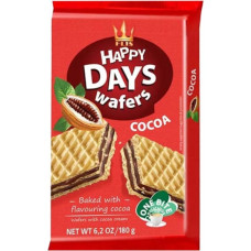 HAPPY DAYS vafeles ar kakao krēmu 180g