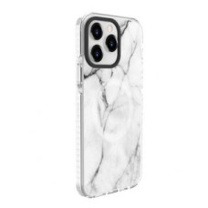 Evelatus Aizmugurējais vāciņš Evelatus Apple iPhone 15 Pro Max PC+TPU With MagSafe Customized Print Marble White