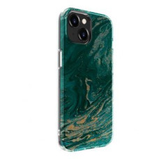 Evelatus Aizmugurējais vāciņš Evelatus Apple iPhone 15 Plus PC Customized Print Design Marble Turquoise