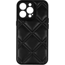 Ilike Aizmugurējais vāciņš iLike Samsung GALAXY A14 4G LEATHER 3D CASE Black