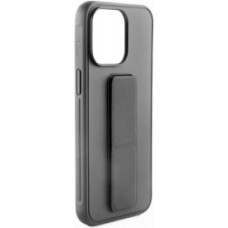 Ilike Aizmugurējais vāciņš iLike Apple iPhone 13 Silicone Case with stand Black