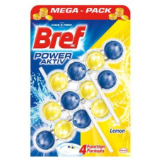 BREF Power Aktiv Lemon tualetes bloks 3x50g