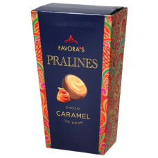 FAVORA'S Praline konfektes ar šokolādi un karameli 120g