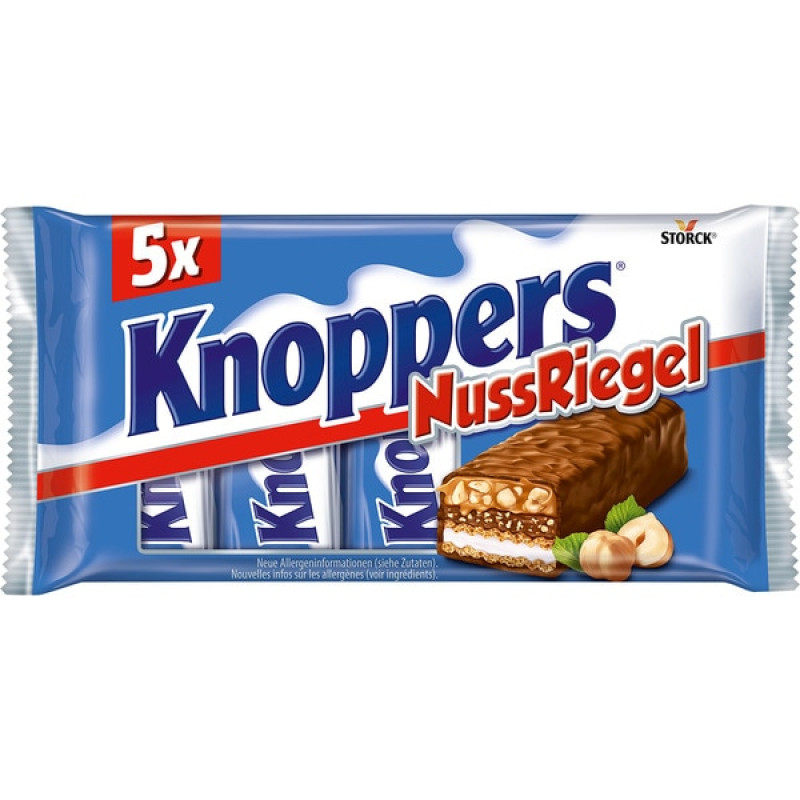 Knoppers Nuss Riegel (5x40g) 200g