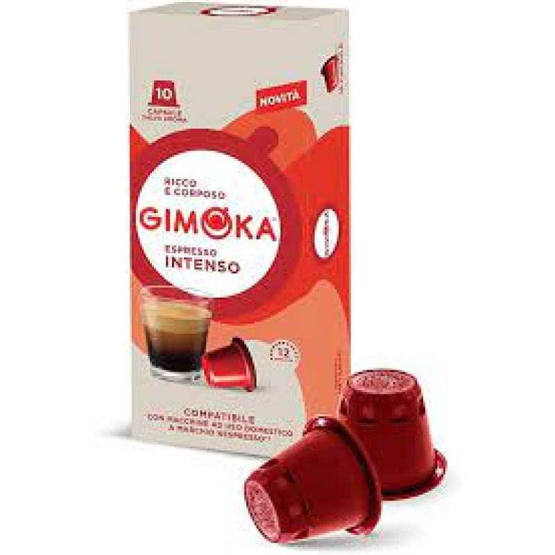 Gimoka Intenso Nespresso coffee capsules (10) 55g