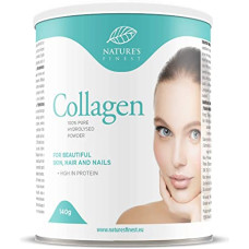 Nature's finest Collagen. 100% dabisks, hidrolizēts kolagēns ādai, matiem, nagiem, zinātniski pierādīta efektivitāte. 140g