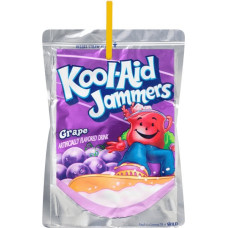 Kool Aid Jammers juice drink with grape flavor 180ml