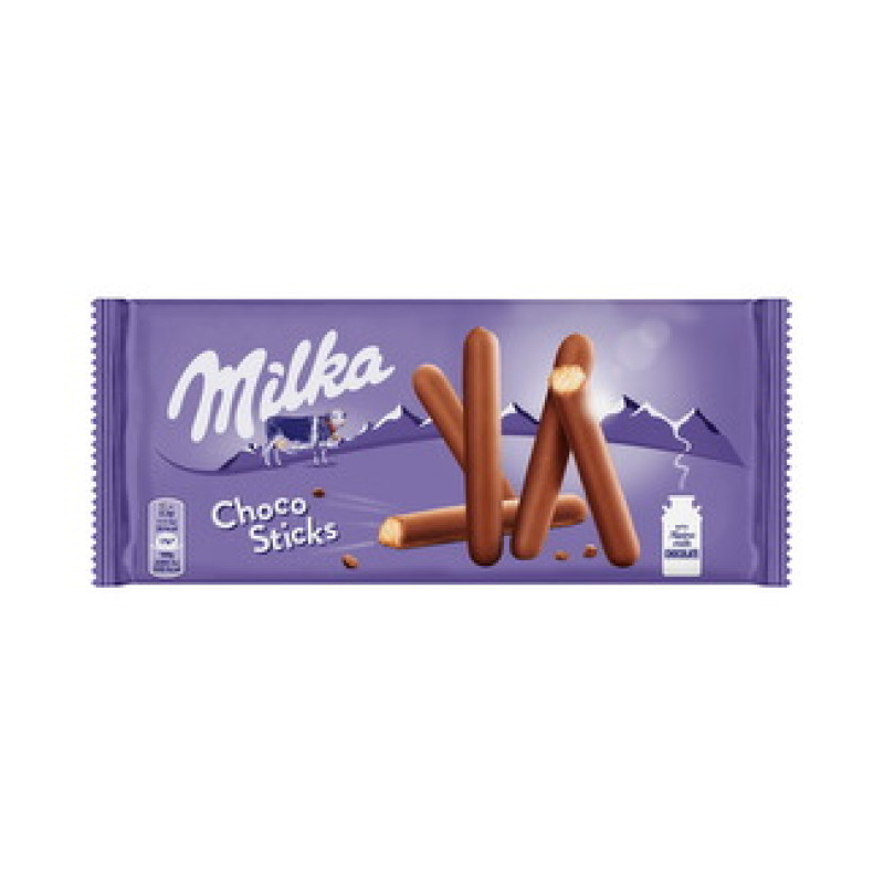 Milka cepumu nūjiņas ar piena šokolādes glazūru 112g