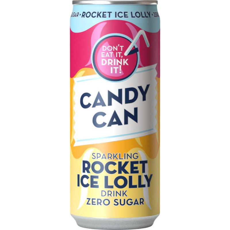 CANDY CAN Rocket Ice Lolly limonāde 330ml