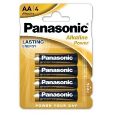 Panasonic AA alkaline baterijas 4x