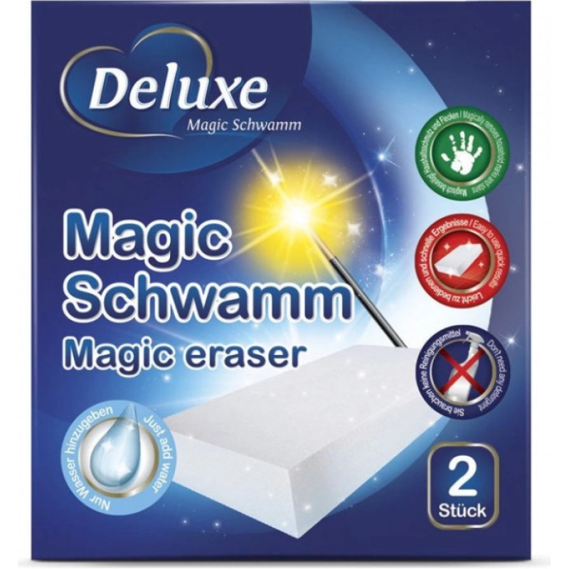 DELUXE Magic Schwamm multifunkcionālas švammes 2gab