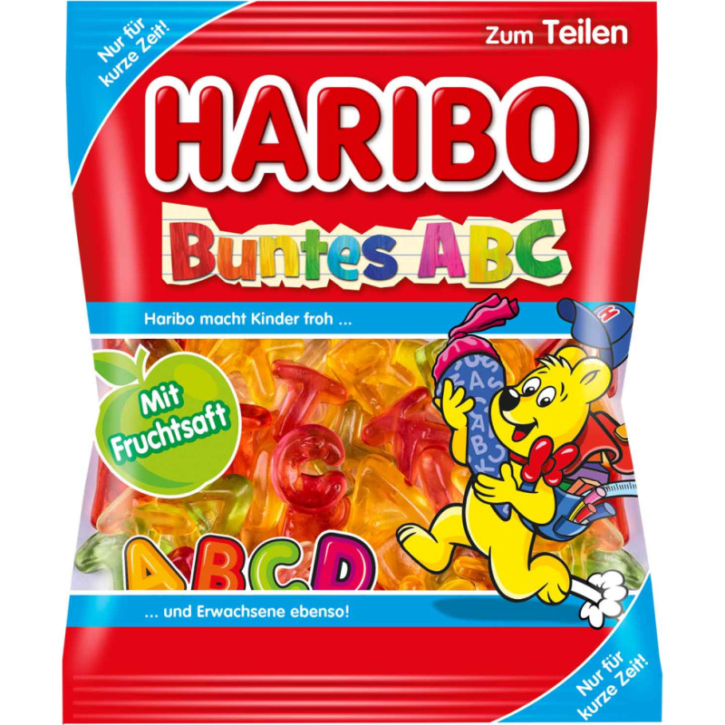 Haribo Bunte ABC jelly candies 175g