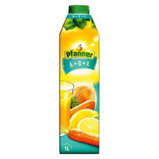 Pfanner ACE 30% multi-fruit juice drink with vitamins A, C and E. 1L