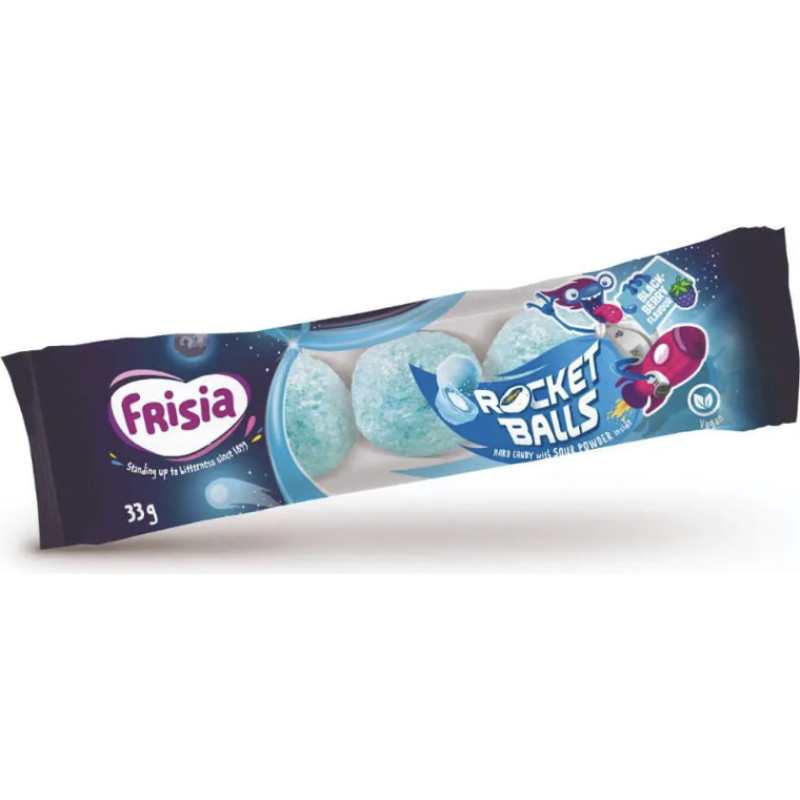 FRISIA Rocket Balls Berry konfektes 33g