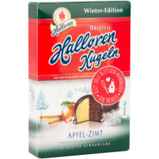 Halloren Kugeln Apfel-Zimt chocolate candies with apple and cinnamon flavor 125g