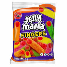 JAKE Jelly Mania Sour Fingers želejas konfektes 100g