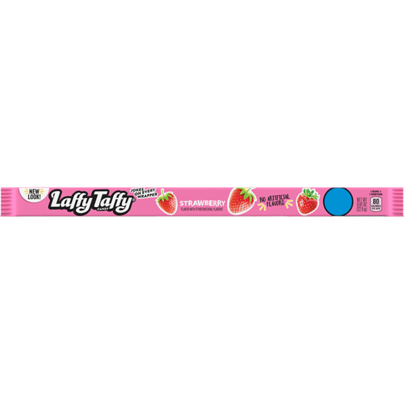 Laffy Taffy Strawberry košļājamā konfekte ar zemeņu garšu 22.9g