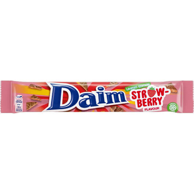 DAIM Strawberry chocolate bar 56g