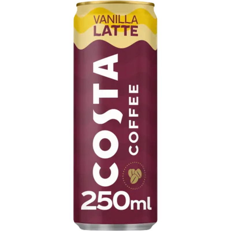 Costa Coffee kafijas dzēriens- latte 250ml