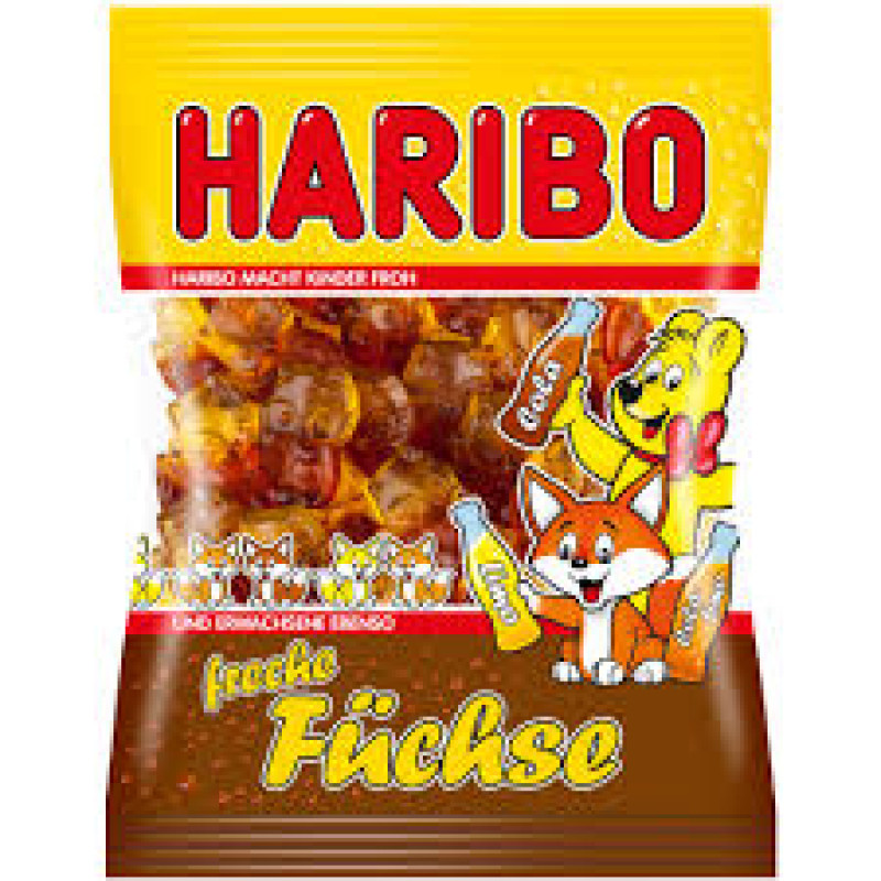 Haribo Freche Fuchse Cola Limo želejas konfektes 200g