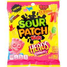 Želejas konfektes SOUR PATCH (BIG HEADS), 141g