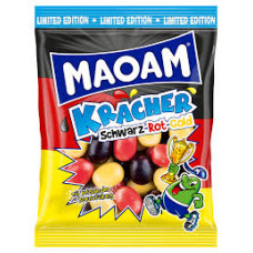 MAOAM Kracher Schwarz-Rot-Gold košļājamās konfektes 200g