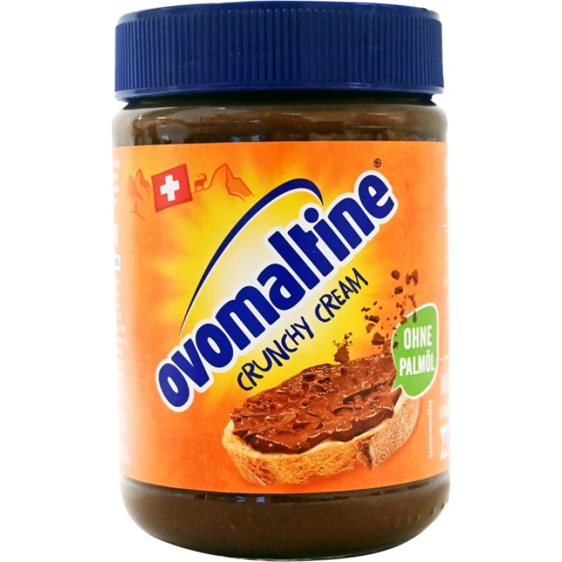 Ovomaltine šokolādes krēms ar kraukškiem, bez palmu eļļas 380g