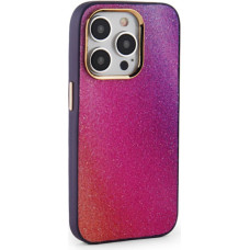 Ilike Aizmugurējais vāciņš iLike Apple iPhone 14 Pro Max Print Desire Customized Diamonds Case Purple