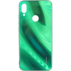 Evelatus Aizmugurējais vāciņš Evelatus Xiaomi Note 7 Water Ripple Full Color Electroplating Tempered Glass Case Green