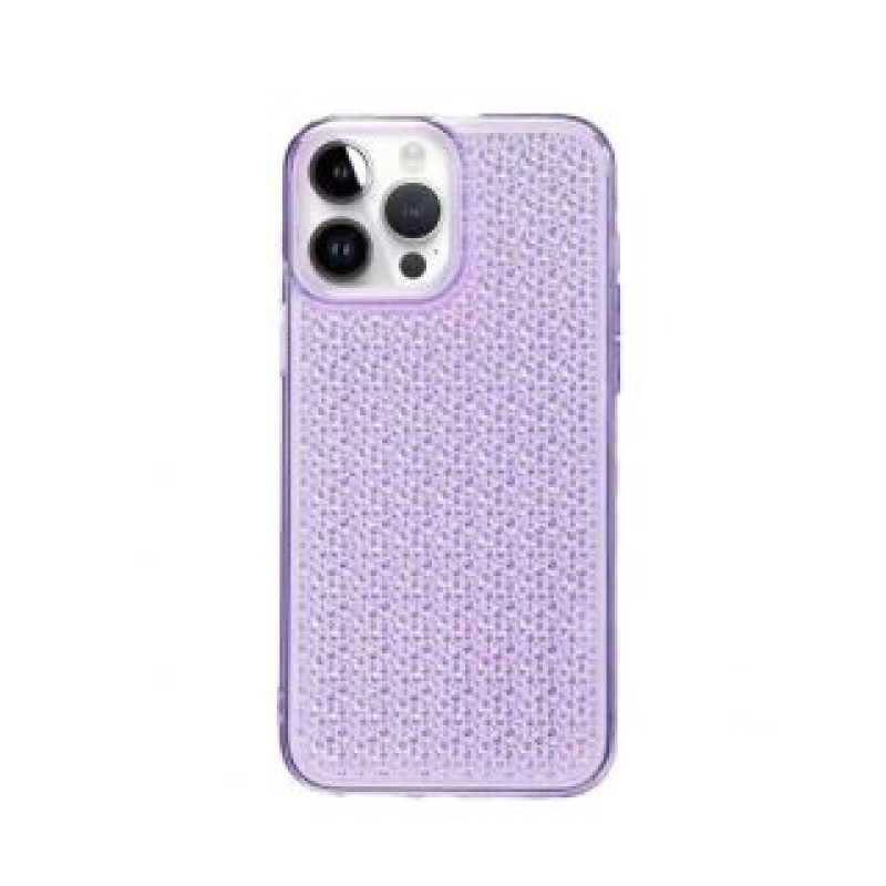 Ilike Aizmugurējais vāciņš iLike Apple iPhone 14 Pro Silicone case Shine Transparent Violet