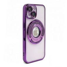 Ilike Aizmugurējais vāciņš iLike Apple iPhone 15 Pro IH MAGSAFE HIDDEN STAND COVER Purple