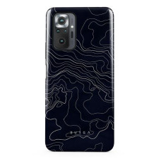 Ilike Aizmugurējais vāciņš iLike Xiaomi Redmi Note 10 Pro Burga Drifting Shores - Line Art Tough Case