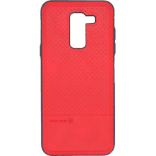 Evelatus Aizmugurējais vāciņš Evelatus Samsung Galaxy A6 Plus 2018 TPU case 1 with metal plate (possible to use with magnet car holder) Red