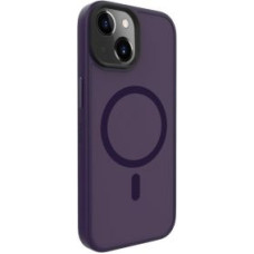 Evelatus Aizmugurējais vāciņš Evelatus Apple iPhone 15 Hybird Case With Magsafe PC+TPU Deep Purple