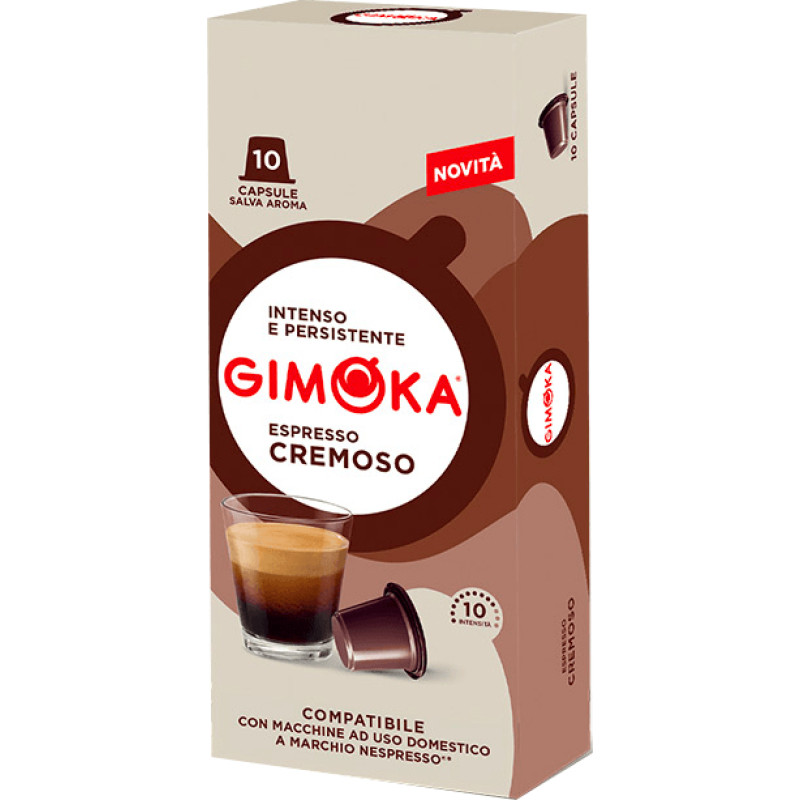 Gimoka Cremoso Nespresso kafijas kapsulas (10) 55g