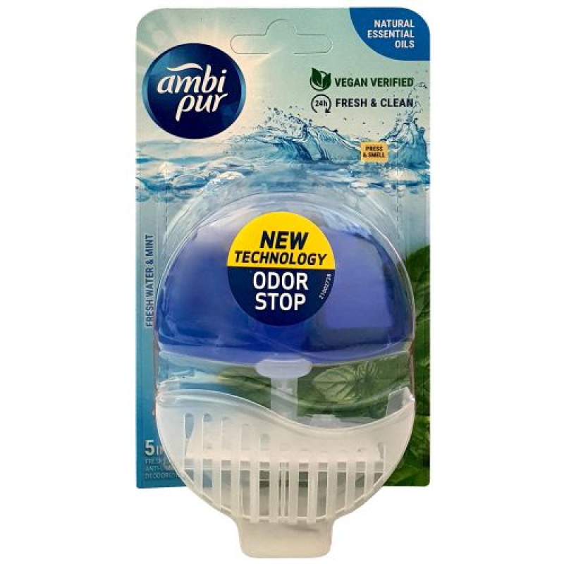 Ambi Pur Fresh Water Mint toilet flush block 55ml