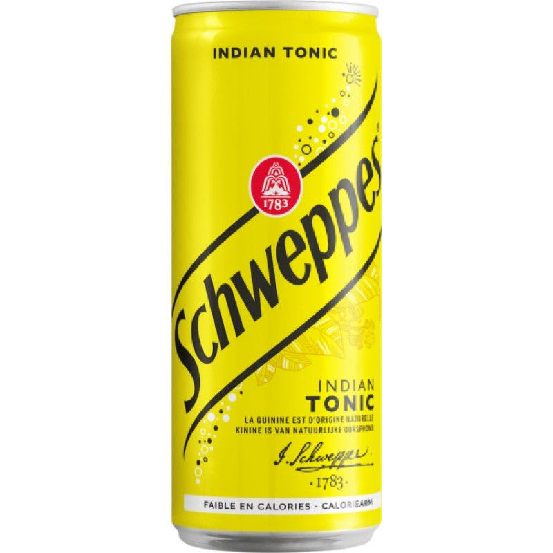 SCHWEPPES BE Indian Tonic limonāde, bundžā 330ml