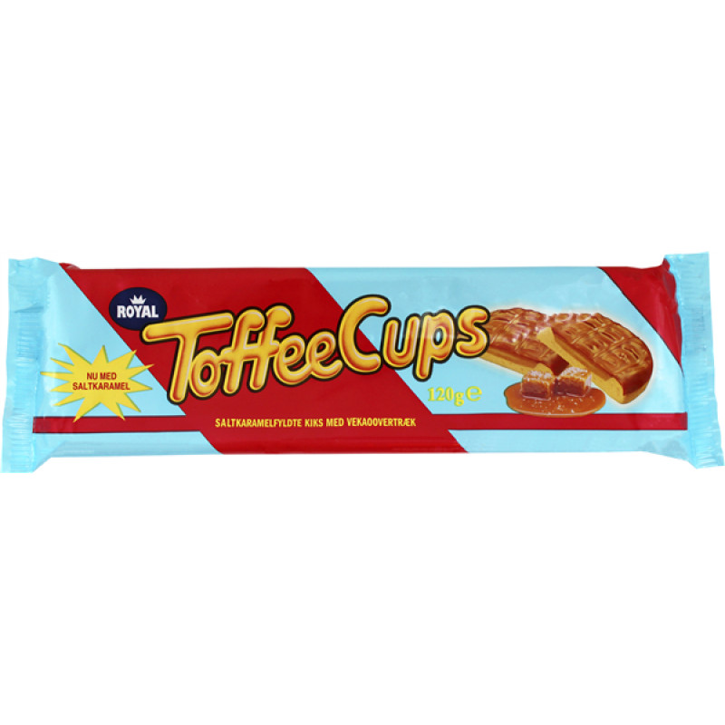 Royal Toffee cepumi ar sāļās karameles pildījumu šokolādes glazūrā 120g