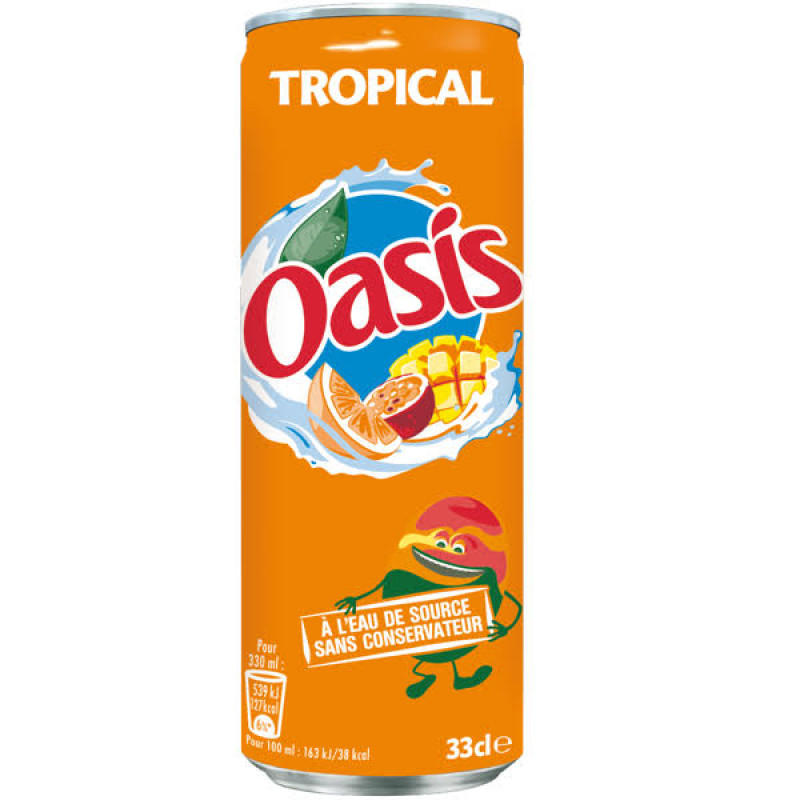 OASIS BE tropisko augļu sulu dzēriens 330ml