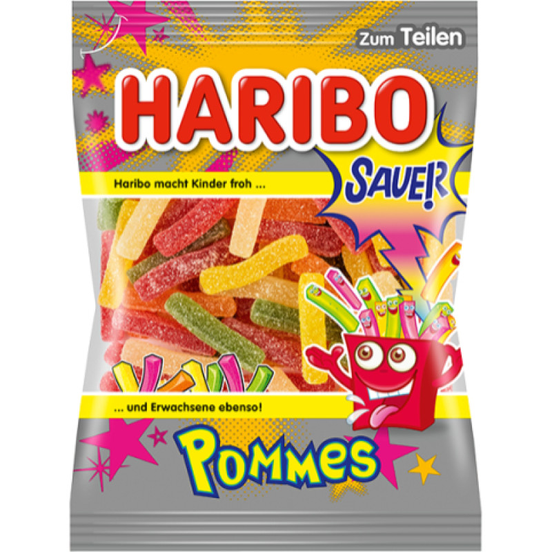 Haribo Sauer Pommes želejas konfektes 200g