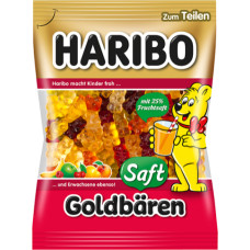 Haribo Saft-Goldbaren želejas konfektes 175g