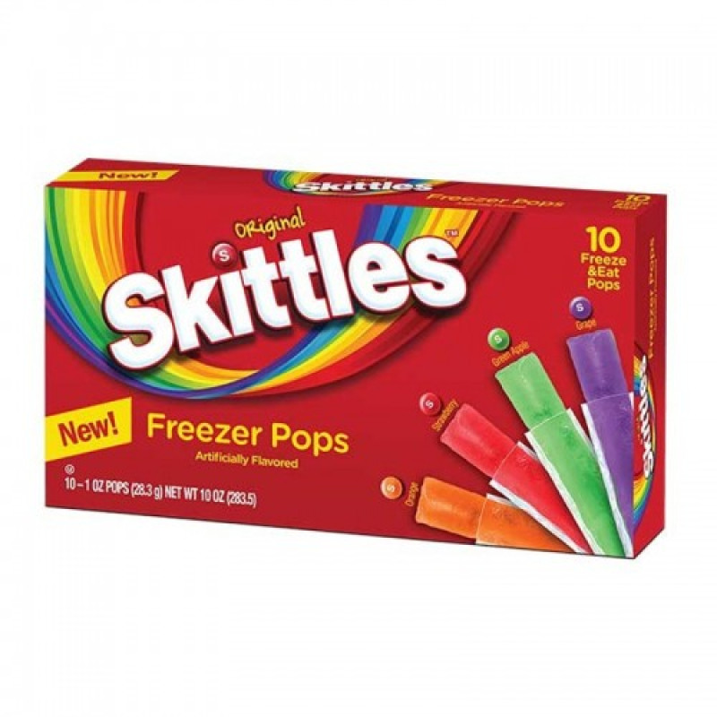 SKITTLES Freezer pops sasaldējamās suliņas 10gab, 283,5g