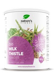 Nature's finest BIO Milk Thistle powder. BIO piena dadža pulveris - dabisks atbalsts aknu veselībai. 100g